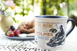 Sherlock Holmes Coffee Mug - Holmes Quotes, Rules Of Deduction, Intriguing Images, And Sidney Pagets' Portrait -Kitchen Island Sale 514eZ0P4SpL