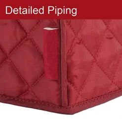 Toaster Cover 2 Slice,small Appliance Cover For Kitchen / Keep Toaster Free From Dust And Fingerprint (11.5w X 8d X 8h, Wine Red) -Kitchen Island Sale 5154sRUcijL