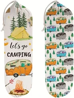 WELLBANEE 2Pcs Sunflower Plastic Bag Holder For Kitchen, The Bag Bag, Plastic Bag Organizer- PB001 -Kitchen Island Sale 515I8dMj dL. AC