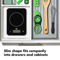 OXO Good Grips Everyday Glass Food Scale 11lbs/5kg -Kitchen Island Sale 515ixU2yEjL