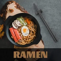 10 Pairs Fiberglass Chopsticks - Reusable Chopsticks Dishwasher Safe, 9 1/2 Inches - Black -Kitchen Island Sale 5166r2lVJVL