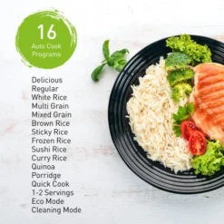 Panasonic 5 Cup (Uncooked) Japanese Rice Cooker With Induction Heating System And Pre-Programmed Cooking Options For Brown Rice, White Rice, And Porridge Or Soup - 1.0 Liter - SR-HZ106 (Black) -Kitchen Island Sale 516UI5RwsHL