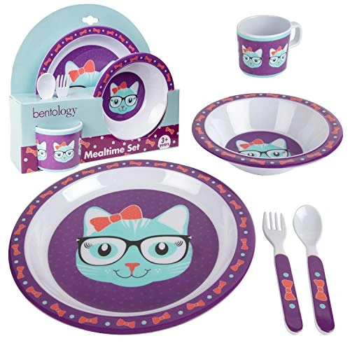 5 Pc Mealtime Baby Feeding Set For Kids And Toddlers - Includes Plate, Bowl, Cup, Fork And Spoon Utensil Flatware - Durable, Dishwasher Safe, BPA Free - Dino 9 5 Pc Mealtime Baby Feeding Set For Kids And Toddlers - Includes Plate, Bowl, Cup, Fork And Spoon Utensil Flatware - Durable, Dishwasher Safe, BPA Free - Dino - Image 9