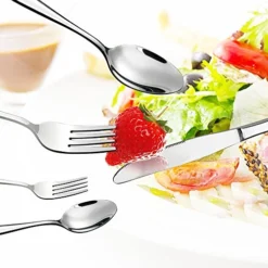 Stainless Steel Dinner/Salad Forks Set,12-Piece,8 Inches -Kitchen Island Sale 516fyzepGVL