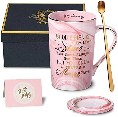 Unique Teacher Appreciation Gifts For Women - Best Teacher Christmas Gifts For Teachers, 14oz Pink Marble Ceramic Coffee Mug Printed With Gold, Retirement Birthday Ideas, End Of The Year, Gift Boxed 6 Unique Teacher Appreciation Gifts For Women - Best Teacher Christmas Gifts For Teachers, 14oz Pink Marble Ceramic Coffee Mug Printed With Gold, Retirement Birthday Ideas, End Of The Year, Gift Boxed - Image 6