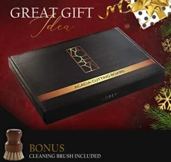 Large Acacia Wood Cutting Board, Premium Butcher Block For Carving Meat W/Deep Juice Grooves, Non Slip Spikes Reversible Design For Slicing Chopping & Serving Mothers Day Holiday Gift | 12x16x1.5" 11 Large Acacia Wood Cutting Board, Premium Butcher Block For Carving Meat W/Deep Juice Grooves, Non Slip Spikes Reversible Design For Slicing Chopping & Serving Mothers Day Holiday Gift | 12x16x1.5" -Kitchen Island Sale 5171AmkMvTL