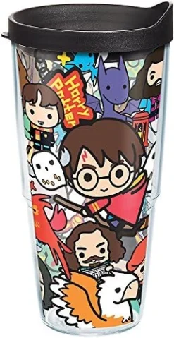 Tervis Harry Potter - Group Charms Tumbler With Wrap And Black Lid 16oz Mug, Clear -Kitchen Island Sale 517cK1Z7LTL. AC