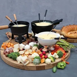 Boska Cheese Fondue Party Set - Fondue Pot Set Microwave Safe Ceramic Hot Pot Chocolate Fountain Snack - Wedding Registry Items Small Kitchen Appliances For Up To 4 Persons -Kitchen Island Sale 518TuT8xNlL