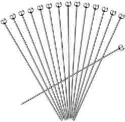 15PCS Cocktail Picks For Drinks, Stainless Steel Cocktail Toothpicks, Reusable Cocktail Skewers, Garnish Picks Bloody Mary Skewers, Metal Martini Picks For Olives Appetizers Fruit (4.3 Inch) -Kitchen Island Sale 5198wN0cjBL. AC