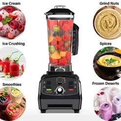 Professional Countertop Blender With 2200-Watt Base, Smoothie Blender,Built-in Timer,High Power Blender 2L Cups For Frozen Drinks,Shakes And Smoothies 9 Professional Countertop Blender With 2200-Watt Base, Smoothie Blender,Built-in Timer,High Power Blender 2L Cups For Frozen Drinks,Shakes And Smoothies -Kitchen Island Sale 519TSKbrlpL