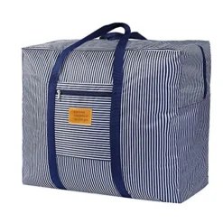 HAPPY CHEERS Extra Large Moving Bags With Zippers & Carrying Handles, Heavy-Duty Storage Tote