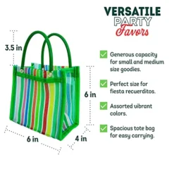 10 Mini Mercado Favor Bags - Mexican Mesh Market Tote Bag Pack - Fiesta Goodie Treat Bag - Mexican Party Candy Gift Bag - Bolsas Bolsitas Mexicanas Para Dulces -Dulceros Morrales Morralitos Mexicanos -Kitchen Island Sale 519a2VEJ9jL