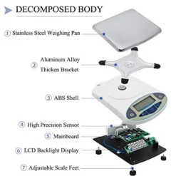 Lab Scale 20kgx0.1g Digital Precision Scale Electronic Balance Laboratory Weighing Industrial Scale Kitchen Counting Scale Scientific Scale Calibrated (20kg, 0.1g) 12 Lab Scale 20kgx0.1g Digital Precision Scale Electronic Balance Laboratory Weighing Industrial Scale Kitchen Counting Scale Scientific Scale Calibrated (20kg, 0.1g) -Kitchen Island Sale 51ACVRwNDrL