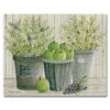 Art 15 By 12-Inch Glass Cutting Board, Farmers Market