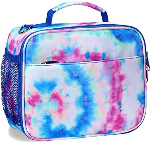 Kids Lunch Box, Durable Insulated Tie Dyed School Lunch Bag For Toddler Boys Girls, Adjustable StrapThermal Cooler Lunch Tote Travel Family Picnic Back To School Lunchbox For Kids Toddler 8 Kids Lunch Box, Durable Insulated Tie Dyed School Lunch Bag For Toddler Boys Girls, Adjustable StrapThermal Cooler Lunch Tote Travel Family Picnic Back To School Lunchbox For Kids Toddler - Image 8