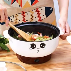 4-in-1 Multifunction Electric Skillet With Lid Nonstick Stainless Steel Small Electric Stockpot Hot Pot Skillet Noodles Rice Cooker Steamed Egg Soup Porridge Fried Cooking 110V (2.8L, Electric Skillet) -Kitchen Island Sale 51AuMueJtmL 1