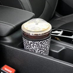 3 Pack Reusable Iced Coffee Sleeves - Xumbtvs Insulator Sleeve For Cold Beverages, Neoprene Cup Holder For Starbucks Coffee, Dunkin Coffee, More (Leopard Print) -Kitchen Island Sale 51BTF10kprL