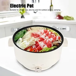 Electric Hot Pot, 3 Gear Knob Uniform Heating Hot Pot, Multifunctional Evenly Heated Cooking Pot For Dormitory Apartments Small Households (US 110V) 11 Electric Hot Pot, 3 Gear Knob Uniform Heating Hot Pot, Multifunctional Evenly Heated Cooking Pot For Dormitory Apartments Small Households (US 110V) -Kitchen Island Sale 51Be68krhIS