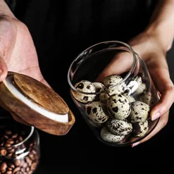 Set Of 5 Kitchen Canisters,Thick, Stackable, Natural Style,Cookie, Rice And Spice Jars - Sugar Or Flour Container - Big And Small Airtight Food Jar For Pantry 11 Set Of 5 Kitchen Canisters,Thick, Stackable, Natural Style,Cookie, Rice And Spice Jars - Sugar Or Flour Container - Big And Small Airtight Food Jar For Pantry -Kitchen Island Sale 51BqE0iKuTL