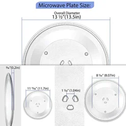 Replacement For Frigidaire 5304509621 Microwave Glass Tray Turntable Plate 13 1/5" -Kitchen Island Sale 51Buo67AlLL