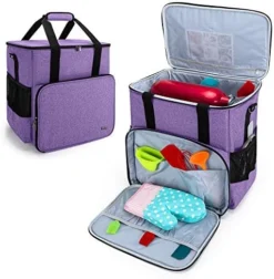 Luxja Portable Storage Bag For KitchenAid Mixers And Extra Accessories (Compatible With 4.5-Quart And 5-Quart KitchenAid Mixers), NO ACCESSORIES INCLUDED, Black -Kitchen Island Sale 51C906ZE27L. AC