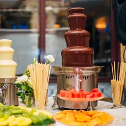 [200 PCS] 6 Inch Bamboo Skewers, Premium Wooden Skewers Without Splinters, Skewers For Grilling, BBQ, Appetizer, Fruit Kabobs, Chocolate Fountain, Cocktail Toothpicks, And Food Skewer Sticks. -Kitchen Island Sale 51D0zmMS4rL