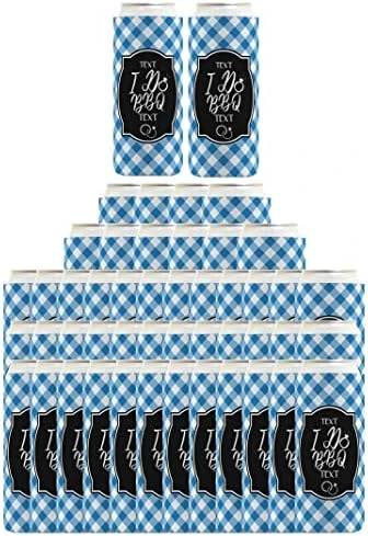I Do BBQ Wedding Favors Custom Text Save-the-Dates 48-pack Customized Can Coolies Drink Coolers Red 8 I Do BBQ Wedding Favors Custom Text Save-the-Dates 48-pack Customized Can Coolies Drink Coolers Red - Image 8