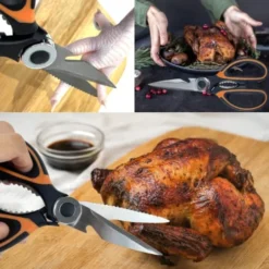 GENERIC Kitchen Shears - Includes Bonus Seafood Scissors, Kitchen Scissors Set Stainless Steel Utility Scissors Multipurpose Barbecue And Poultry Scissors For Cutting Fish, Vegetables, Herbs, 2-Pack 10 GENERIC Kitchen Shears - Includes Bonus Seafood Scissors, Kitchen Scissors Set Stainless Steel Utility Scissors Multipurpose Barbecue And Poultry Scissors For Cutting Fish, Vegetables, Herbs, 2-Pack -Kitchen Island Sale 51D3JEkymFL