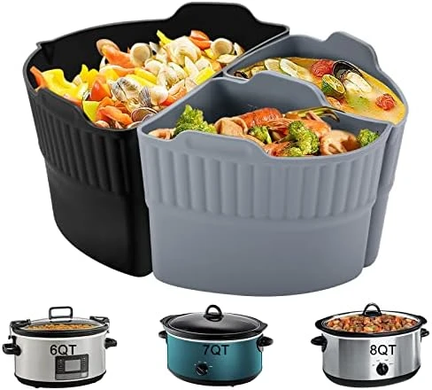 Ilicone Slow Cooker Liners, Reusable Cooking Liner Fit Crock-Pot 6-8 Quarts Slow Cooker, Leakproof Dishwasher Safe Cooker Bags Liners For Oval Or Round 6 7 8QT CrockPot. 6 Ilicone Slow Cooker Liners, Reusable Cooking Liner Fit Crock-Pot 6-8 Quarts Slow Cooker, Leakproof Dishwasher Safe Cooker Bags Liners For Oval Or Round 6 7 8QT CrockPot. - Image 6