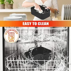 2 Packs Air Fryer Silicone Pot For Ninja Foodi Dual DZ201 DZ401, Food Grade Reusable Non Stick Replacement Silicone Air Fryer Liner Basket Bowl Accessories For Ninja 8 QT Air Fryer, Dishwasher Safe 19 2 Packs Air Fryer Silicone Pot For Ninja Foodi Dual DZ201 DZ401, Food Grade Reusable Non Stick Replacement Silicone Air Fryer Liner Basket Bowl Accessories For Ninja 8 QT Air Fryer, Dishwasher Safe -Kitchen Island Sale 51DUQUzso4L