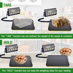 150lbs Commercial Scale Digital Receiving Scale With Anti-Slip Platform, High Accuracy Food Scale With Hold/Tare/Timer, Kitchen Scale With LCD Display For Restaurant/Cater/Other Food Service -Kitchen Island Sale 51EL3LvRSeL