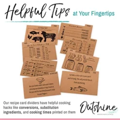 Premium Kraft Recipe Cards Dividers 4x6 With Tabs (Set Of 24) | Recipe Box Dividers Made Of Thick Cardstock | Includes 28 Adhesive Labels And Printed Cooking Tips | Best Kitchen Gift 10 Premium Kraft Recipe Cards Dividers 4x6 With Tabs (Set Of 24) | Recipe Box Dividers Made Of Thick Cardstock | Includes 28 Adhesive Labels And Printed Cooking Tips | Best Kitchen Gift -Kitchen Island Sale 51ENRMxgOzL