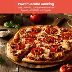 1.1 Cubic Feet Countertop Microwave Oven, 6 Convenient Food Presets, 1800 Watts, Ideal For Small Kitchen, Black -Kitchen Island Sale 51EUcmJnUyL