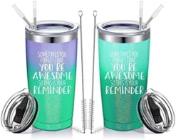 Wine Tumbler With Sayings Gifts For Women,Funny Inspirational Birthday Gift For Mom,Sister,Girl Friend,Female,Coworker-Sometimes You Forget,Thank You Gift Insulated Cup(12oz,Gradient Purple) -Kitchen Island Sale 51Ec0B cbjL. AC