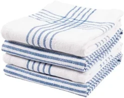 Set Of 4 Monaco Relaxed Casual Slubbed Kitchen Towel | 100% Cotton Dish Towel, 18 X 28 Inches | Soft And Absorbent Farmhouse Kitchen Towel | Set Of 4 (Blue) 10 Set Of 4 Monaco Relaxed Casual Slubbed Kitchen Towel | 100% Cotton Dish Towel, 18 X 28 Inches | Soft And Absorbent Farmhouse Kitchen Towel | Set Of 4 (Blue) -Kitchen Island Sale 51Ewk8jtqOL. AC
