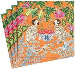 Monkeys Paper Cocktail Napkins In Orange - Two Packs Of 20 -Kitchen Island Sale 51F6ve3LoeL. AC 1