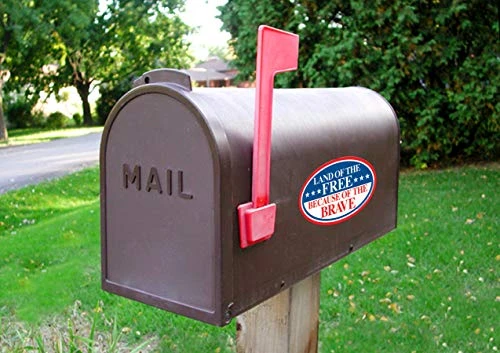 Patriotic Magnet - American Flag With Bright Colors - Long Lasting Magnets For Cars - Refrigerator Car Decals - Well Designed Magnetic Fridge Decal-Made In USA (6" X 4", In God We Trust) 2 Patriotic Magnet - American Flag With Bright Colors - Long Lasting Magnets For Cars - Refrigerator Car Decals - Well Designed Magnetic Fridge Decal-Made In USA (6" X 4", In God We Trust) - Image 2