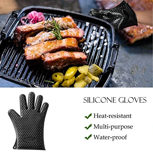 26pcs Grilling Accessories Kit For Men Women, Stainless Steel Heavy Duty BBQ Tools With Glove And Corkscrew, Grill Utensils Set In Portable Canvas Bag For Outdoor,Camping,Backyard,Brown 3 26pcs Grilling Accessories Kit For Men Women, Stainless Steel Heavy Duty BBQ Tools With Glove And Corkscrew, Grill Utensils Set In Portable Canvas Bag For Outdoor,Camping,Backyard,Brown - Image 3