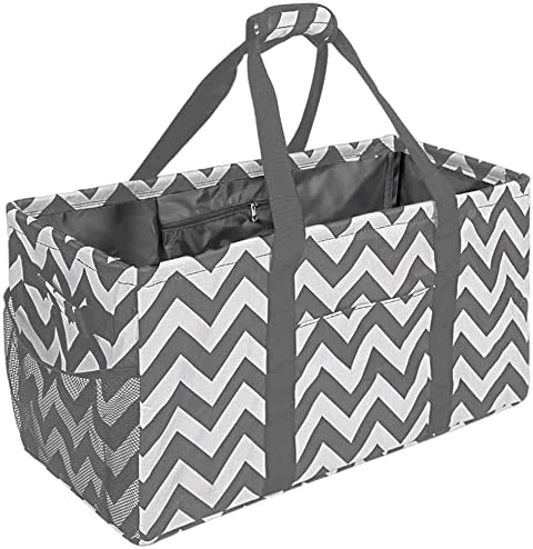 Acnusik Extra Large Utility Tote Bag For Women With Pockets,Canvas Collapsible Tote Bags 15 Acnusik Extra Large Utility Tote Bag For Women With Pockets,Canvas Collapsible Tote Bags - Image 15