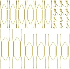 12 Pieces Plate Hangers 6, 8, 10 Inches Wall Invisible Plate Hangers Stainless Decorative Wire Plate Hangers With 12 Pieces Hangers Hook With Nails For Decorative Plates (Silver) -Kitchen Island Sale 51GHuABBc3L. AC