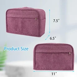 2 Slice Toaster Cover, Toaster Bags With Pockets, Bread Toaster Oven Dustproof Cover, Toaster Storage Bag, Appliance Covers For Kitchen Small Appliance, Fingerprint Protection, Gift For Women (S, Purple) -Kitchen Island Sale 51GJ8z5ExaL