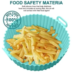 2 Pieces Air Fryer Silicone Baking Tray, Air Fryer Silicone Pot With Anti-scalding Hand Clip, Air Fryer Liners Reusable, For Air Fryer Accessories, Microwave, Oven -Kitchen Island Sale 51GU284YxiL