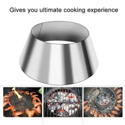 BBQ Whirlpool For Weber Kettle 22/26.75 WSM Smokey Mountain, XL Kamado,XL Big Green Egg, Stainless Steel Barbecue Charcoal Grill Accessories,Medium Size -Kitchen Island Sale 51GW3t6UjSL