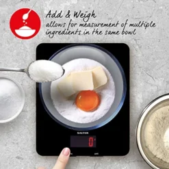 Salter Alter 1150 BKDR Glass Electronic Platform Scale - Black -Kitchen Island Sale 51H0mlizl7L