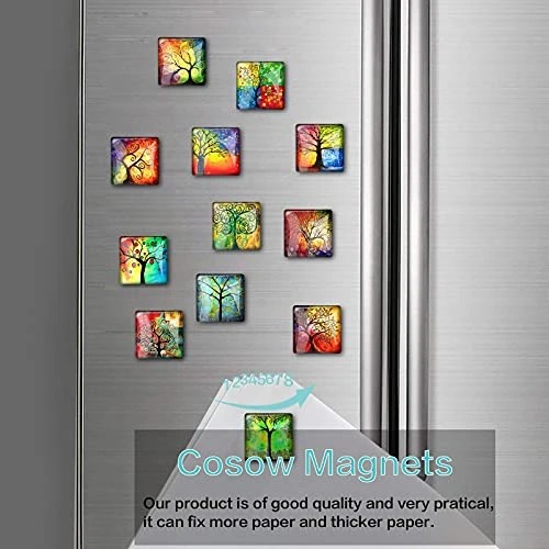 12Pcs Glass Strong Magnetic Refrigerator Magnet - Square Glass Fridge Decoration With A Powerful Flat Magnet, Office Whiteboard Magnet, Cabinet Magnet, Cabinet Cute Locker Magnet 3 12Pcs Glass Strong Magnetic Refrigerator Magnet - Square Glass Fridge Decoration With A Powerful Flat Magnet, Office Whiteboard Magnet, Cabinet Magnet, Cabinet Cute Locker Magnet - Image 3