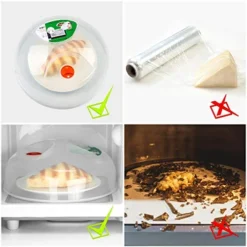 Microwave Plate Cover,Microwave Cover For Food 11.5 Inch BPA Free Dishwasher Safe (1, Clear) -Kitchen Island Sale 51H38ZObjXL