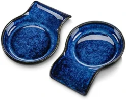 Poon Rest For Stove Top, Spoon Holder Stoneware Utensil Rest 9 Inch Spatula Holder, LOVECASA Cooking Spoon Holder For Kitchen Counter, Blue Spoon Rests -Kitchen Island Sale 51HICrYlXL. AC