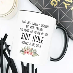 Coworker Leaving Mug, 11 Ounces, Going Away Gift, Farewell Gifts For Coworker Leaving (Black Handle) -Kitchen Island Sale 51HsYGqnIXL