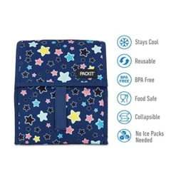 Freezable Lunch Bag With Zip Closure, Bright Stars -Kitchen Island Sale 51I5P0LYE2L