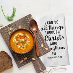 Christian Gifts For Women Men, Bible Verse Scripture Kitchen Towels With Inspirational Thoughts And Prayers, Religious Christmas Housewarming Gift, 2 Pack Waffle Weave Christian Dish Towels 12 Christian Gifts For Women Men, Bible Verse Scripture Kitchen Towels With Inspirational Thoughts And Prayers, Religious Christmas Housewarming Gift, 2 Pack Waffle Weave Christian Dish Towels -Kitchen Island Sale 51I6fVAZbAL